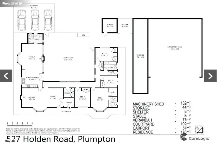 Floorplan of Homely rural property listing, 527-561 Holden Road, Plumpton VIC 3335