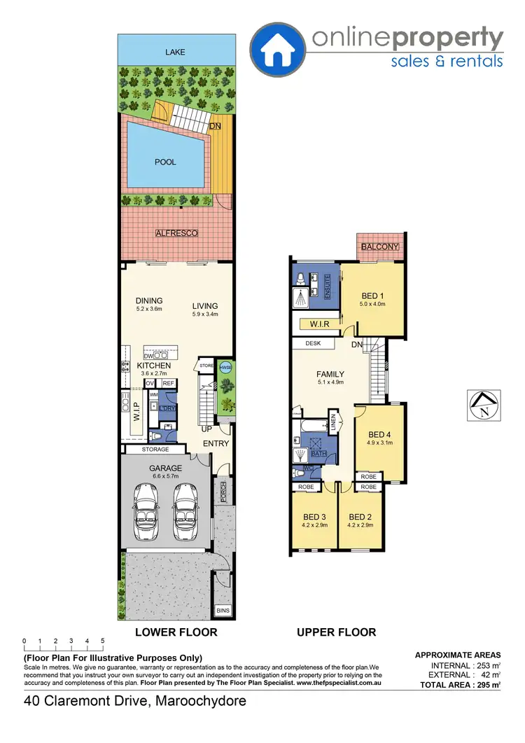 Floorplan of Homely house listing, 40 Claremont Drive, Maroochydore QLD 4558