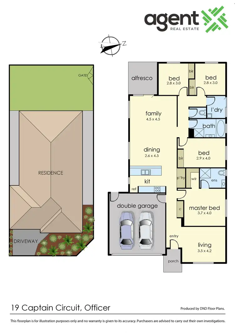 Floorplan of Homely house listing, 19 Captain Street, Officer VIC 3809