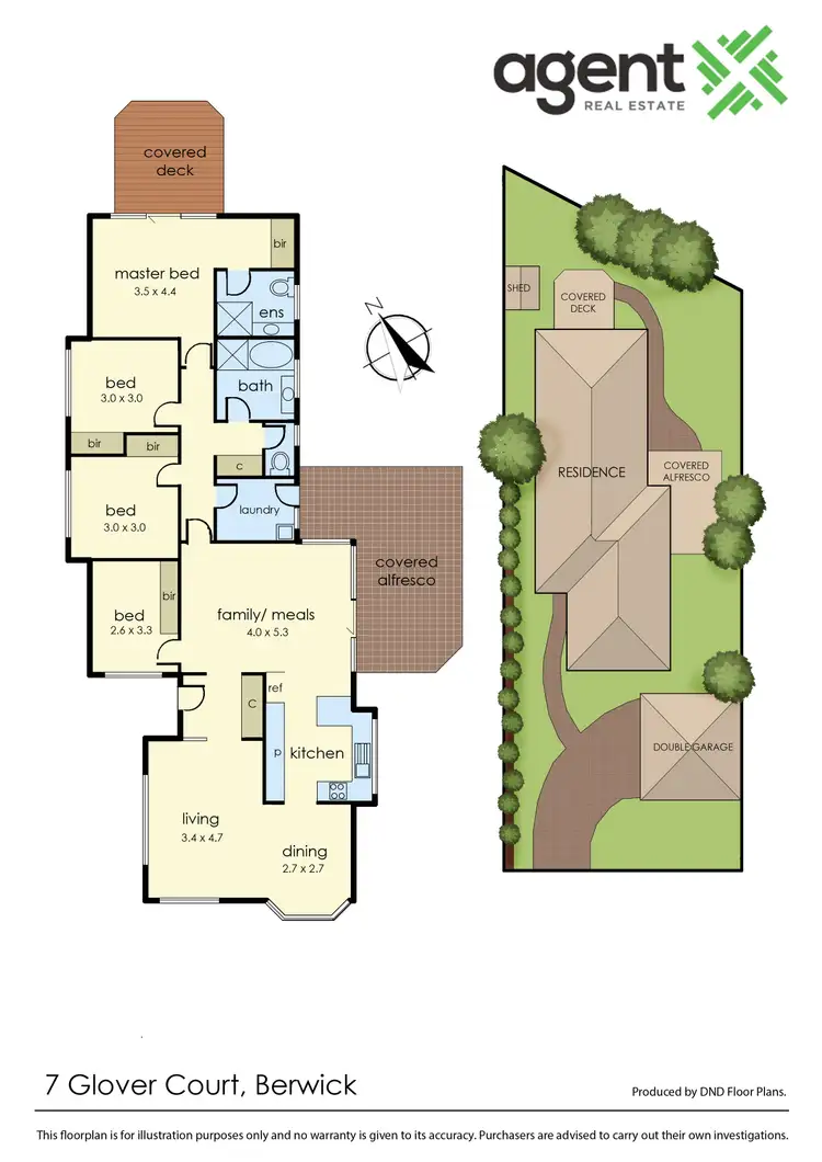 Floorplan of Homely house listing, 7 Glover Court, Berwick VIC 3806