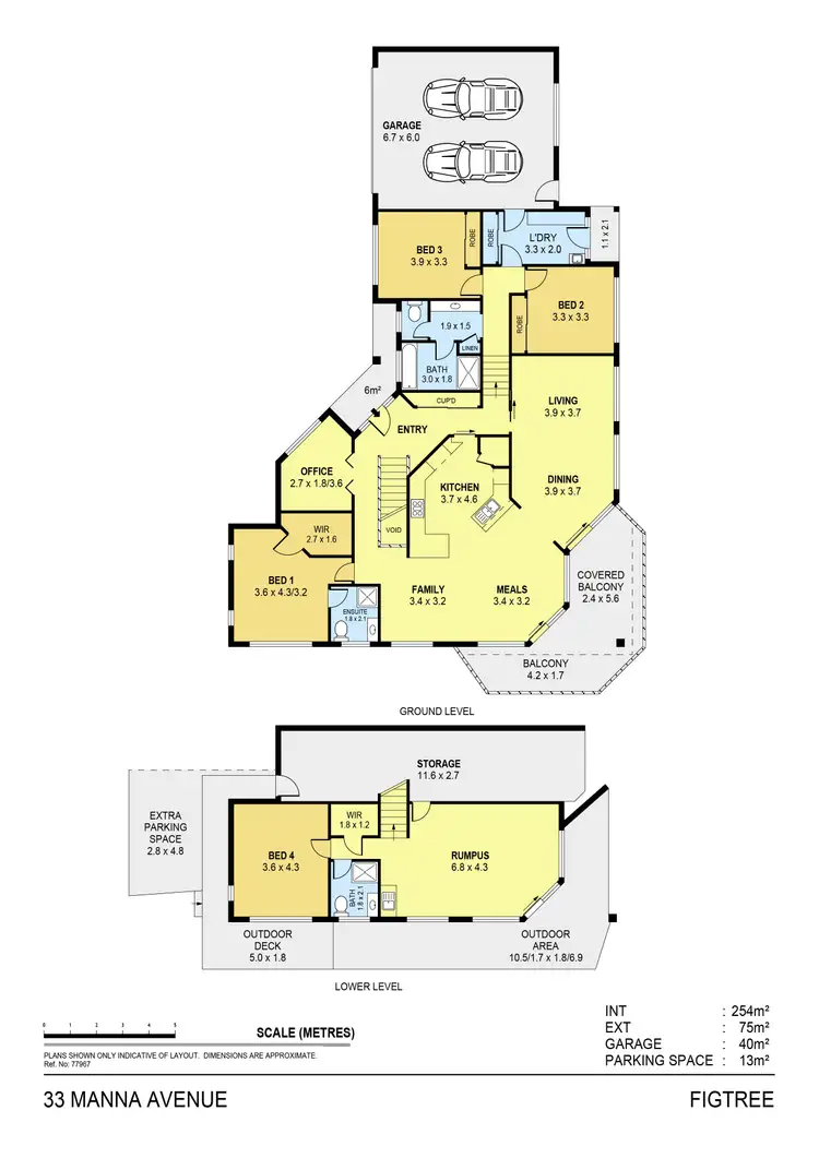 Floorplan of Homely house listing, 33 Manna Avenue, Figtree NSW 2525