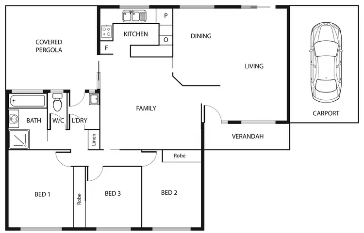 Floorplan of Homely house listing, 8 Kerkeri Close, Isabella Plains ACT 2905