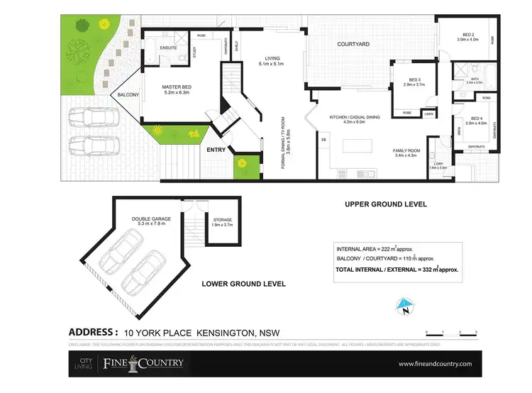 Floorplan of Homely house listing, 10 York Place, Kensington NSW 2033