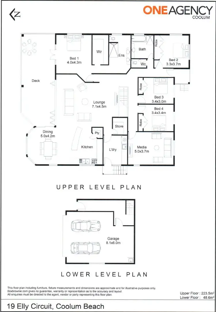 Floorplan of Homely house listing, 19 Elly Circuit, Coolum Beach QLD 4573