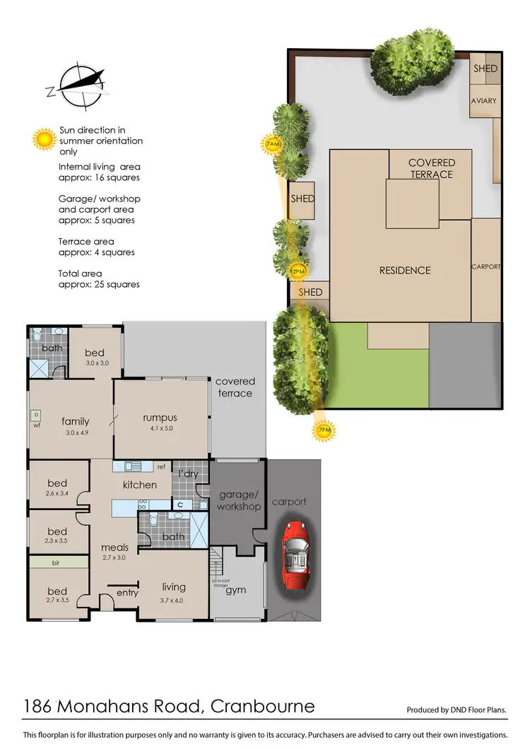 Floorplan of Homely house listing, 186 Monahans Road, Cranbourne VIC 3977