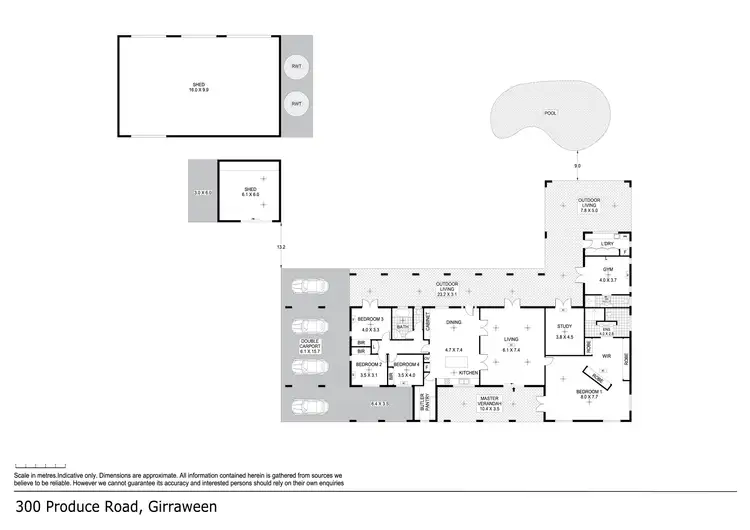 Floorplan of Homely house listing, 300 Produce Road, Girraween NT 836