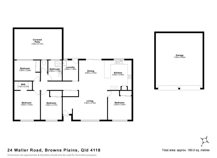 Floorplan of Homely house listing, 24 Waller Road, Browns Plains QLD 4118