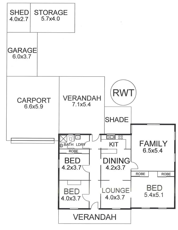 Floorplan of Homely house listing, 116 Mannum Road, Murray Bridge SA 5253