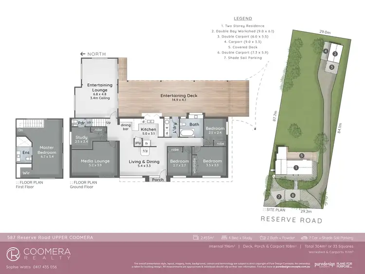 Floorplan of Homely house listing, 587 Reserve Road, Upper Coomera QLD 4209