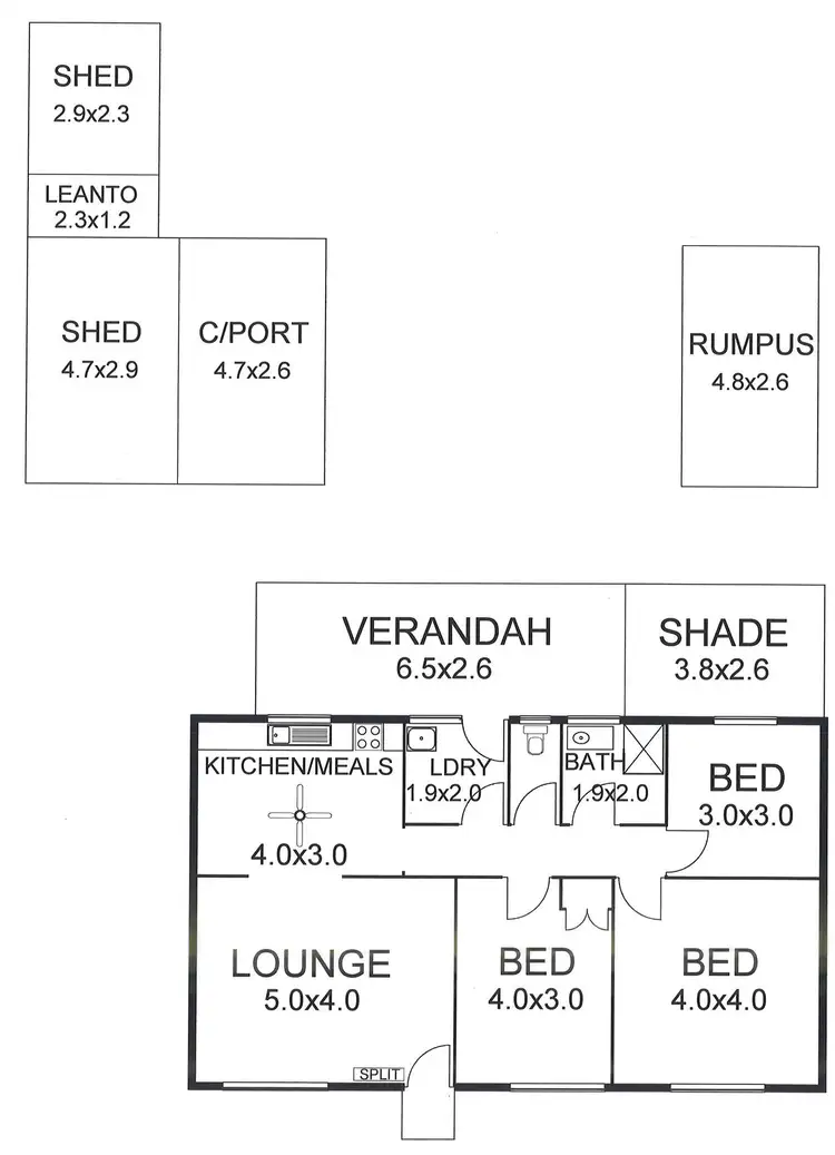 Floorplan of Homely house listing, 11 Tiller Street, Tailem Bend SA 5260