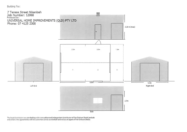 Floorplan of Homely house listing, 7 Teresa Street, Nikenbah QLD 4655
