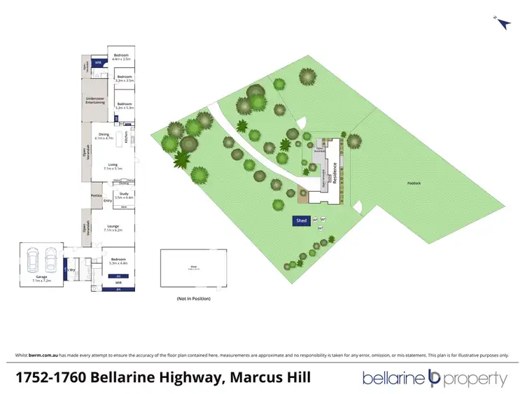 Floorplan of Homely rural property listing, 1752-1760 Bellarine Highway, Marcus Hill VIC 3222