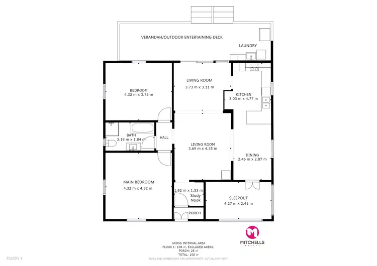 Floorplan of Homely house listing, 8 Scarborough Street, Scarness QLD 4655