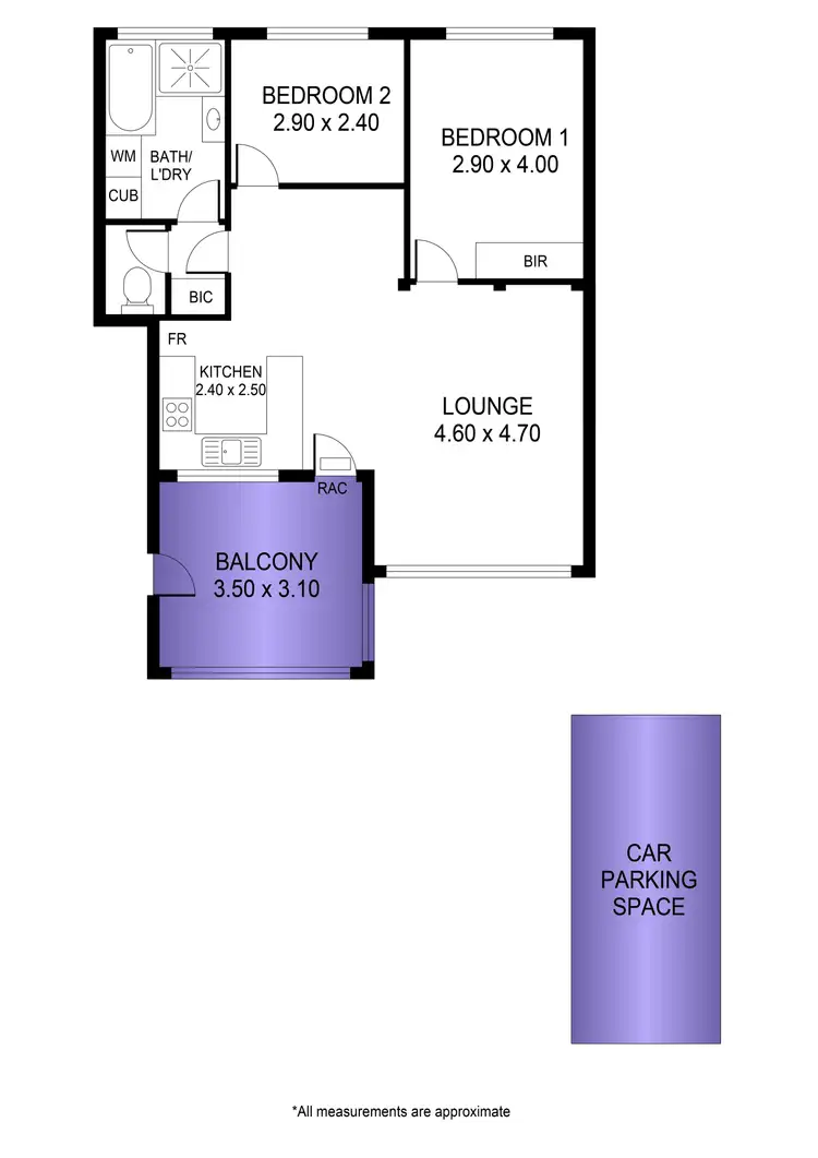 Floorplan of Homely unit listing, 12/197 Anzac Highway, Plympton SA 5038