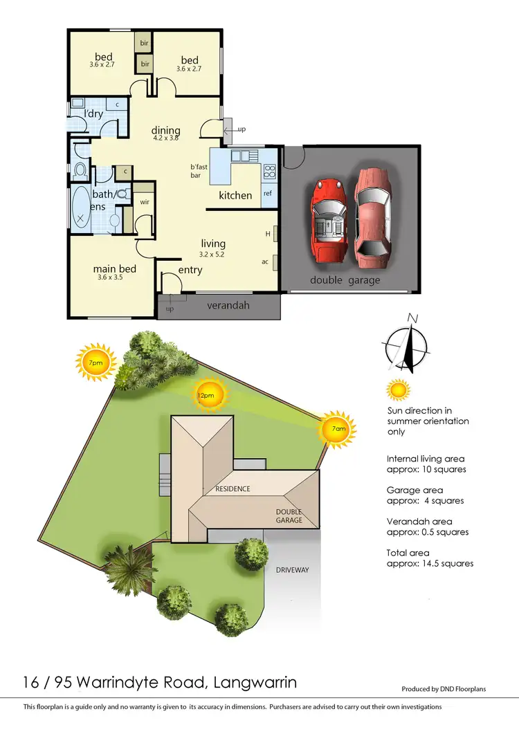 Floorplan of Homely unit listing, 16/95 Warrandyte Road, Langwarrin VIC 3910