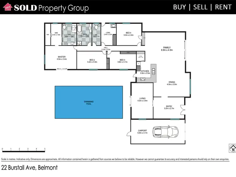 Floorplan of Homely house listing, 22 Burstall Avenue, Belmont QLD 4153