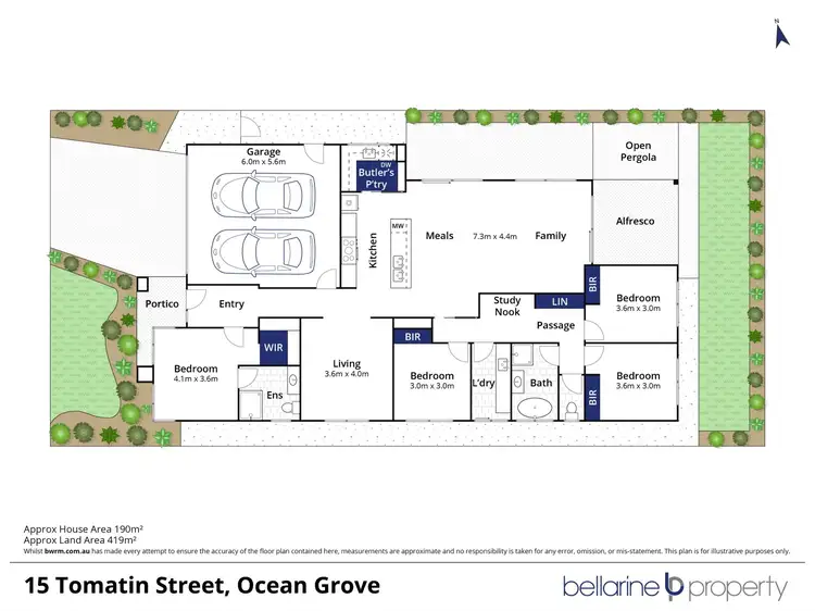 Floorplan of Homely house listing, 15 Tomatin Street, Ocean Grove VIC 3226
