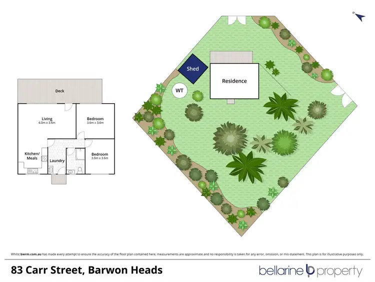 Floorplan of Homely house listing, 83 Carr Street, Barwon Heads VIC 3227