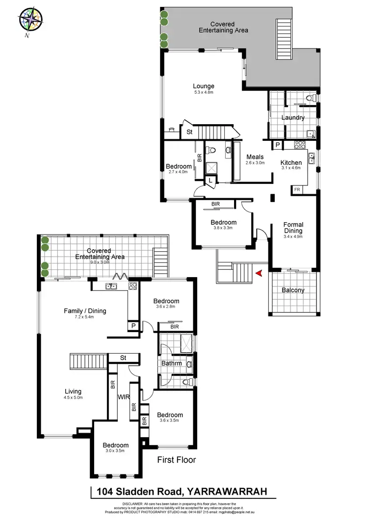 Floorplan of Homely house listing, 104 Sladden Road, Yarrawarrah NSW 2233