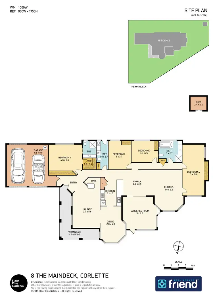 Floorplan of Homely house listing, 8 The Maindeck, Corlette NSW 2315