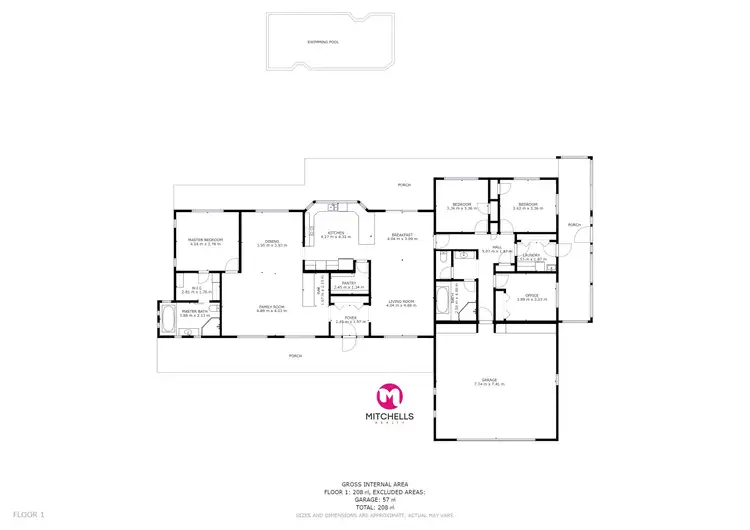 Floorplan of Homely house listing, 22 Stormy Rise, River Heads QLD 4655