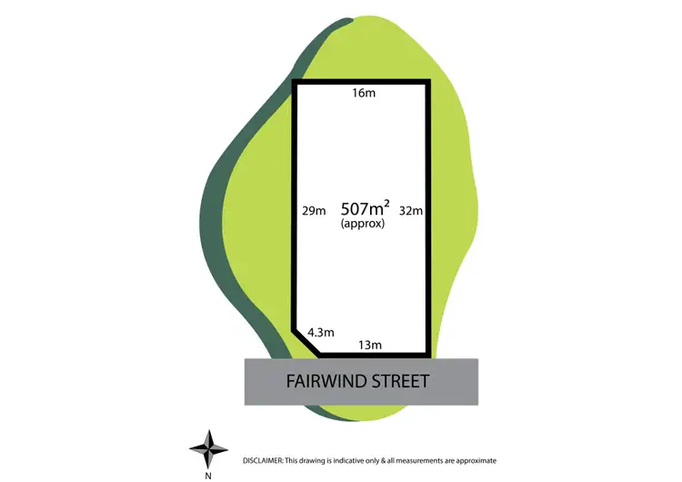 Floorplan of Homely land listing, 16 Fairwind Street, Curlewis VIC 3222