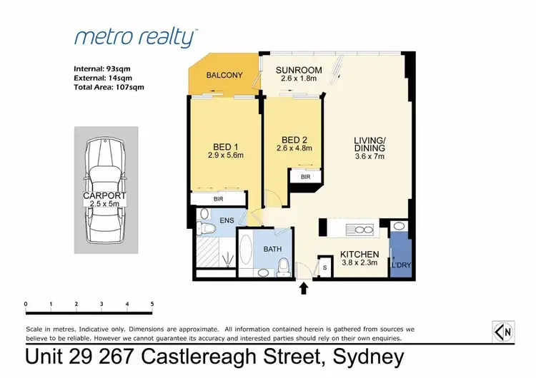 Floorplan of Homely apartment listing, 29/267-277 Castlereagh St, Sydney NSW 2000