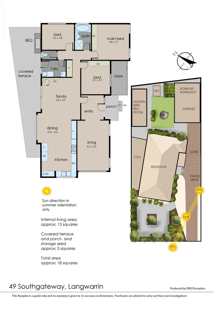 Floorplan of Homely house listing, 49 Southgateway, Langwarrin VIC 3910