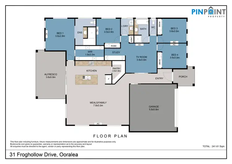 Floorplan of Homely house listing, 31 Froghollow Drive, Ooralea QLD 4740