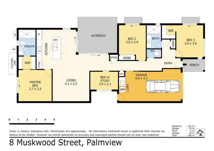 Floorplan of Homely house listing, 8 Muskwood Street, Palmview QLD 4553