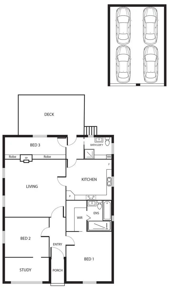 Floorplan of Homely house listing, 137 Collett Street, Queanbeyan NSW 2620