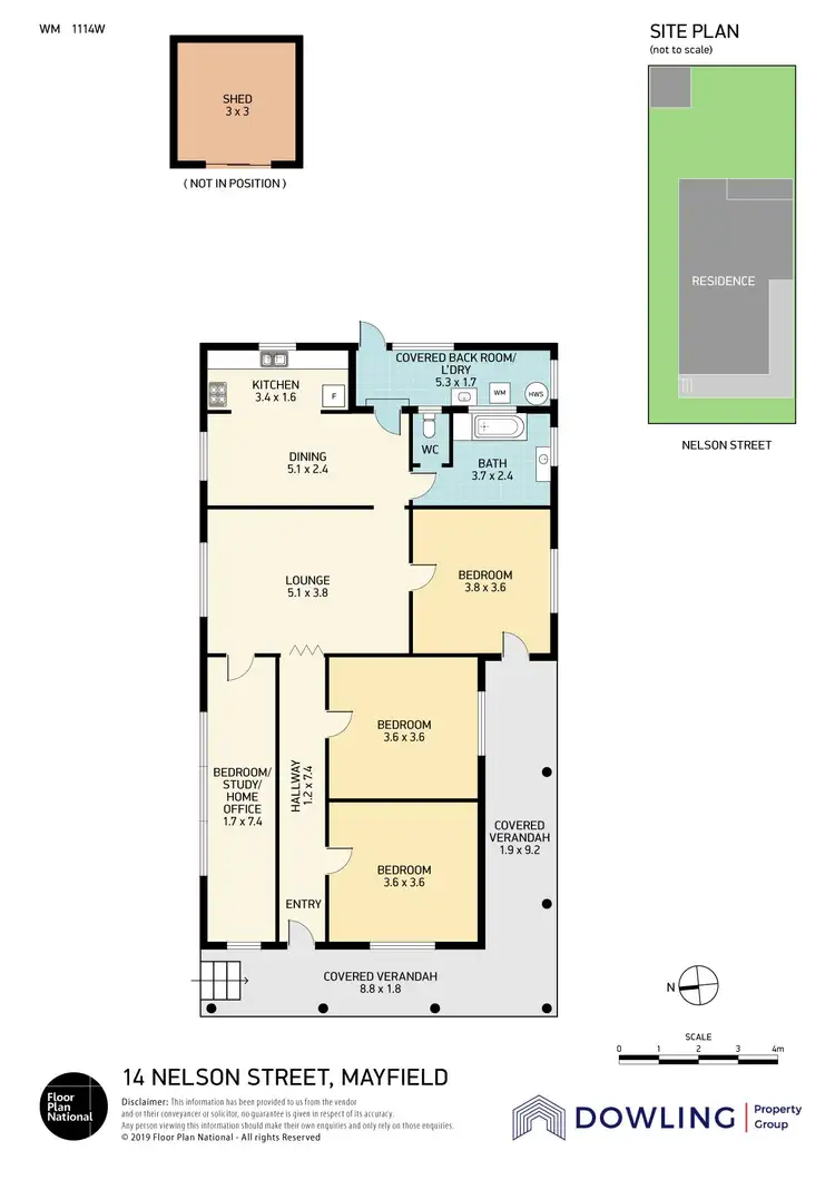 Floorplan of Homely house listing, 14 Nelson Street, Mayfield NSW 2304