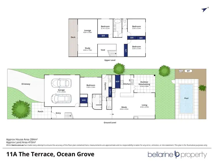Floorplan of Homely townhouse listing, 11 The Terrace, Ocean Grove VIC 3226