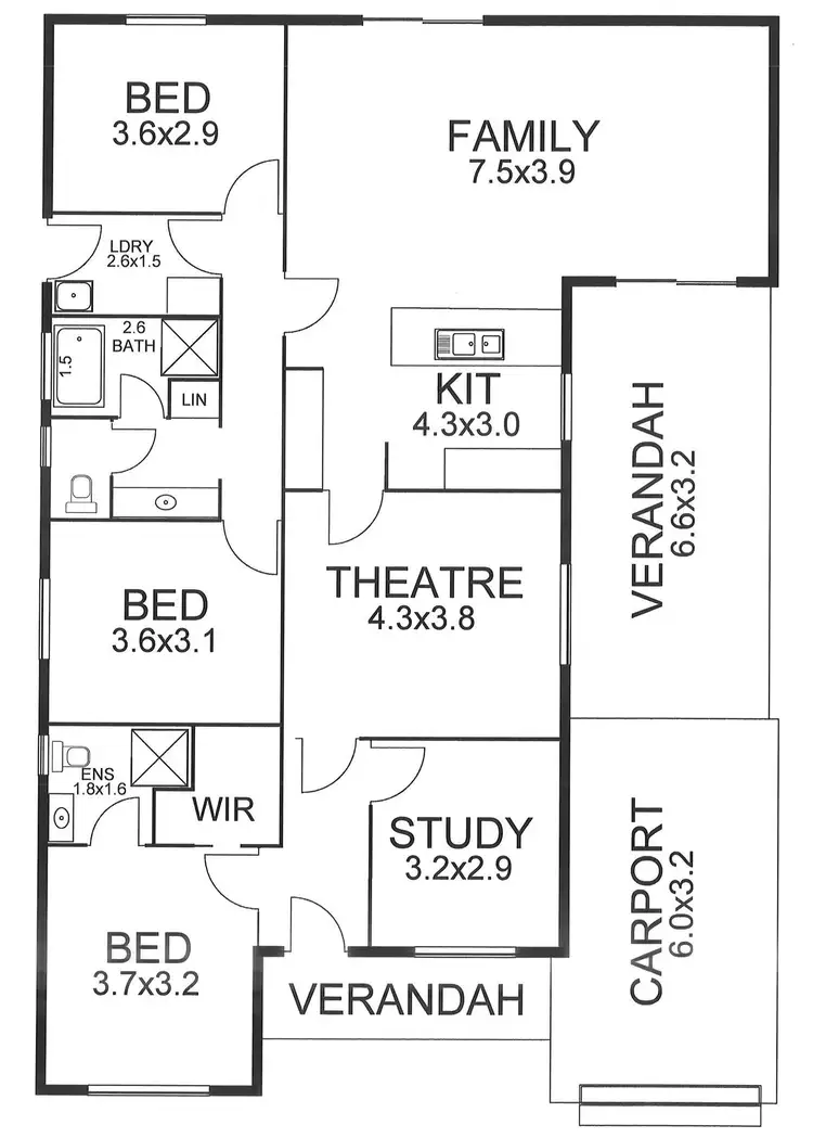 Floorplan of Homely house listing, 4/78 Christian Road, Murray Bridge SA 5253
