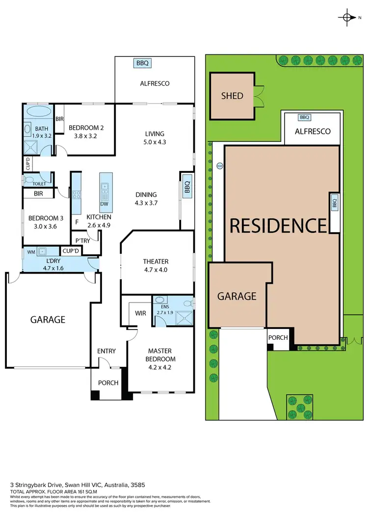 Floorplan of Homely house listing, 3 Stringybark Drive, Swan Hill VIC 3585