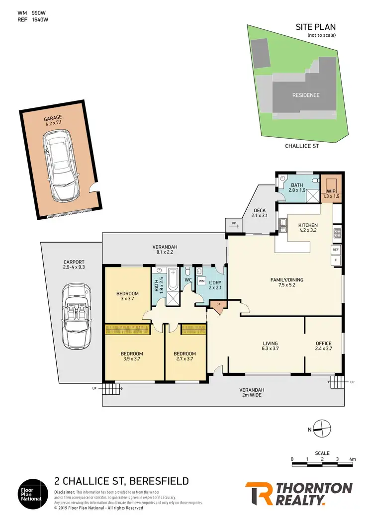 Floorplan of Homely house listing, 2 Challice Street, Beresfield NSW 2322
