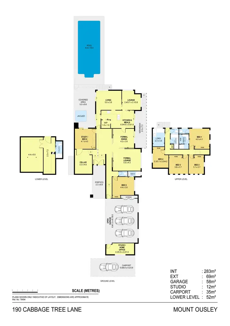 Floorplan of Homely house listing, 190 Cabbage Tree Lane, Mount Pleasant NSW 2519