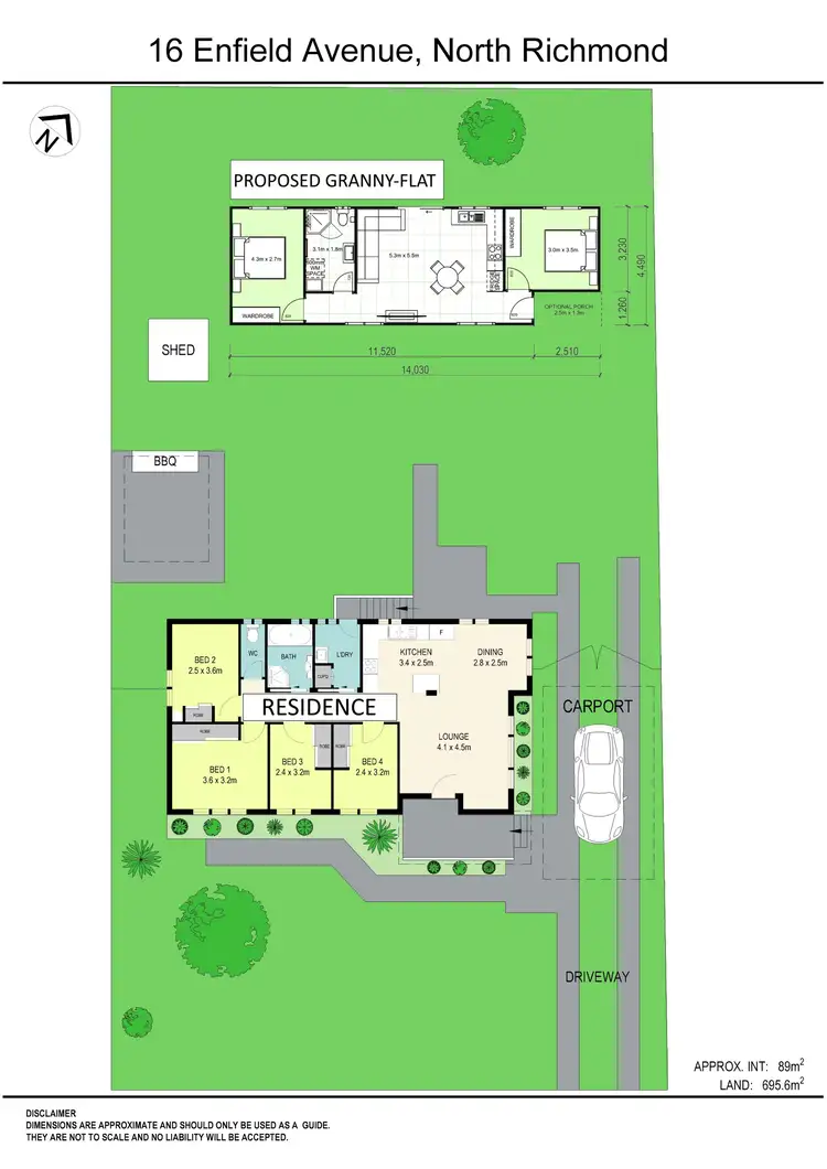 Floorplan of Homely house listing, 16 Enfield Avenue, North Richmond NSW 2754