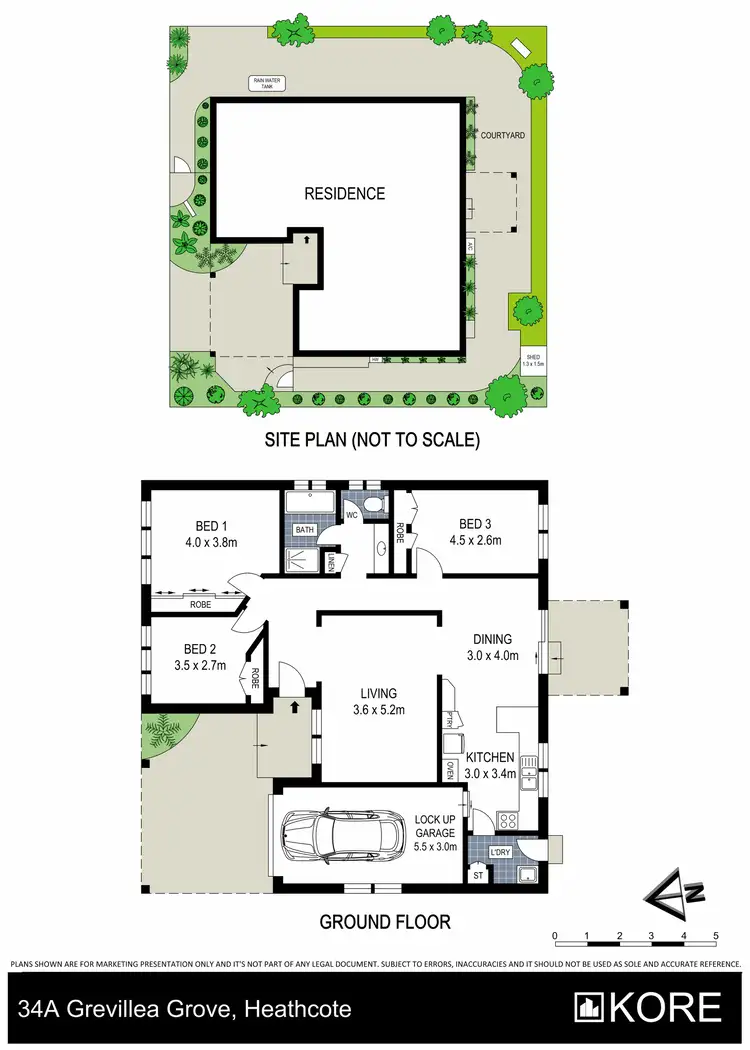Floorplan of Homely house listing, 34a Grevillea Grove, Heathcote NSW 2233