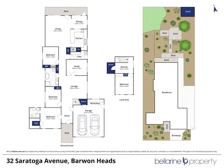 Floorplan of Homely house listing, 32 Saratoga Avenue, Barwon Heads VIC 3227