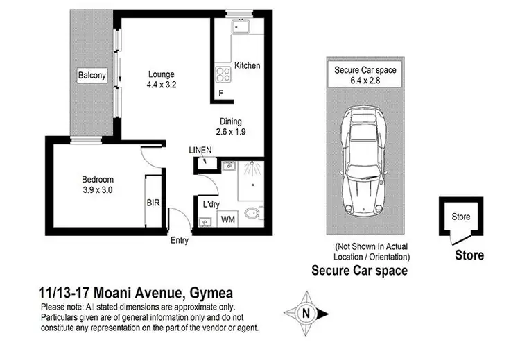 Floorplan of Homely unit listing, 11/13-17 Moani Avenue, Gymea NSW 2227