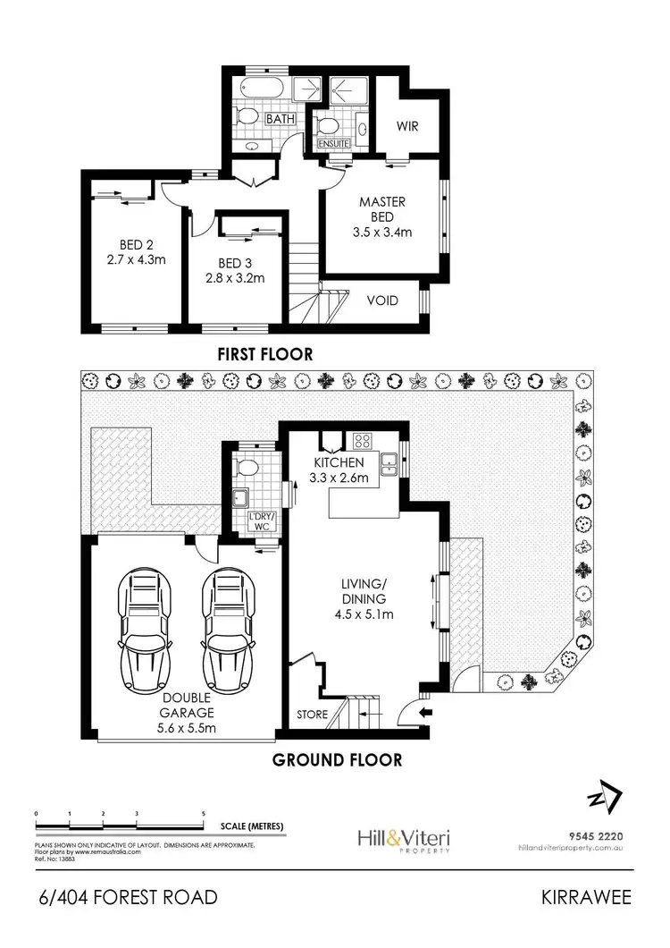 Floorplan of Homely townhouse listing, 6/404 Forest Road, Kirrawee NSW 2232