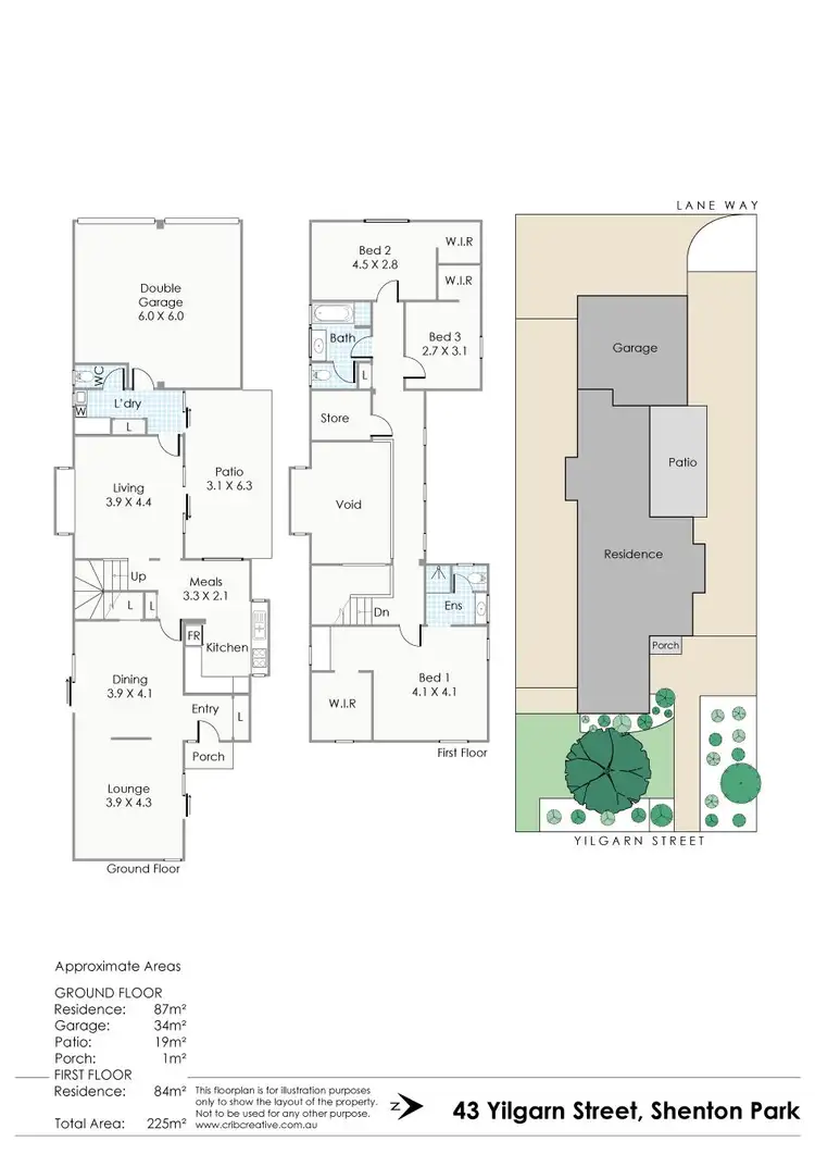 Floorplan of Homely house listing, 43 Yilgarn Street, Shenton Park WA 6008