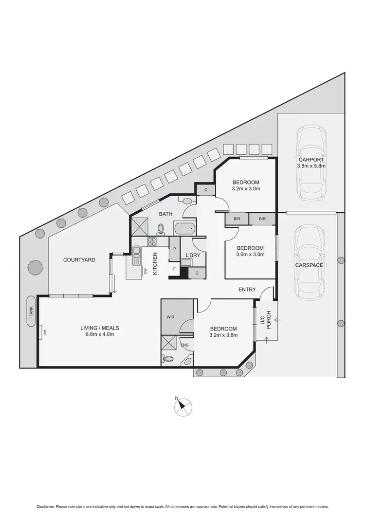 Floorplan of Homely unit listing, 4/52 Fraser Street, Airport West VIC 3042