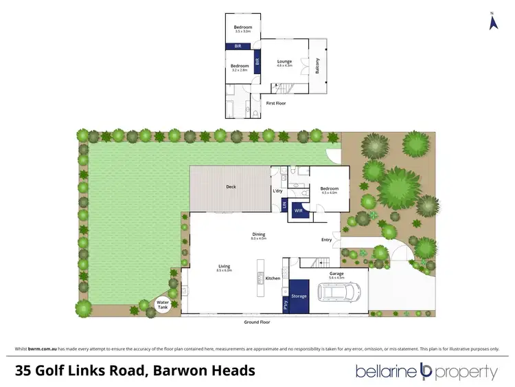 Floorplan of Homely house listing, 35 Golf Links Road, Barwon Heads VIC 3227