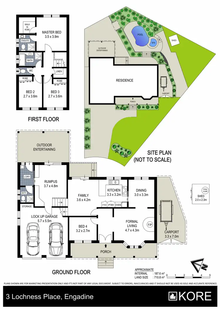 Floorplan of Homely house listing, 3 Lochness Place, Engadine NSW 2233