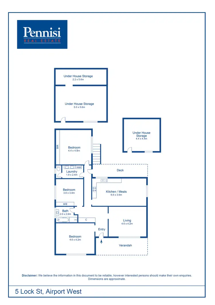 Floorplan of Homely house listing, 5 Lock Street, Airport West VIC 3042