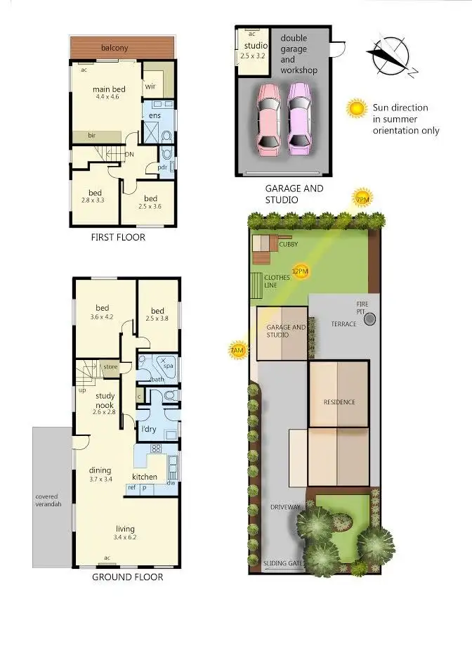 Floorplan of Homely house listing, 9 Lorna Street, Seaford VIC 3198