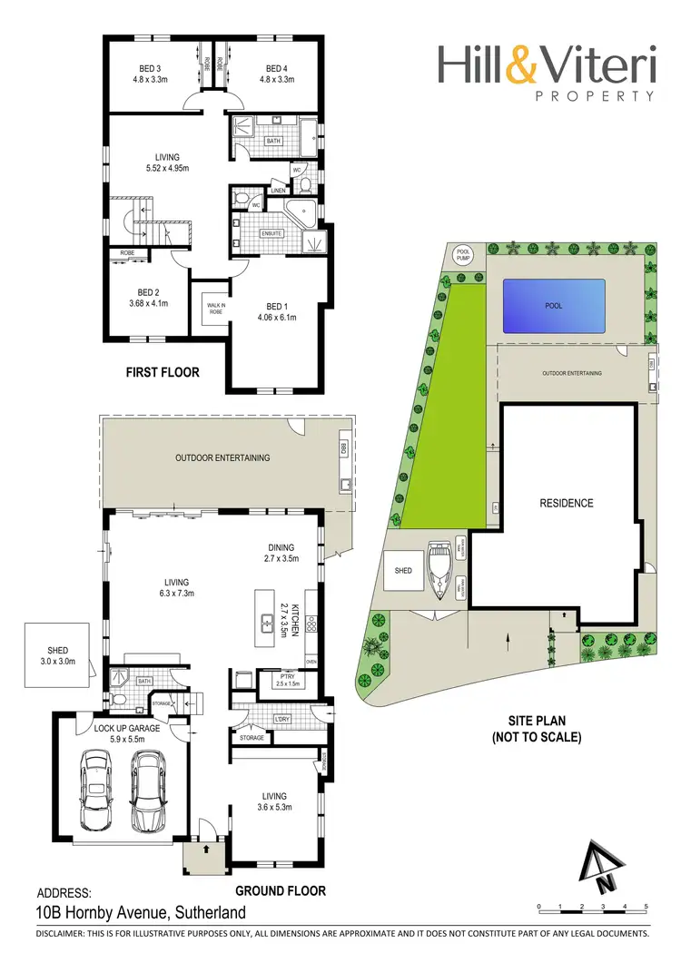 Floorplan of Homely house listing, 10B Hornby Avenue, Sutherland NSW 2232