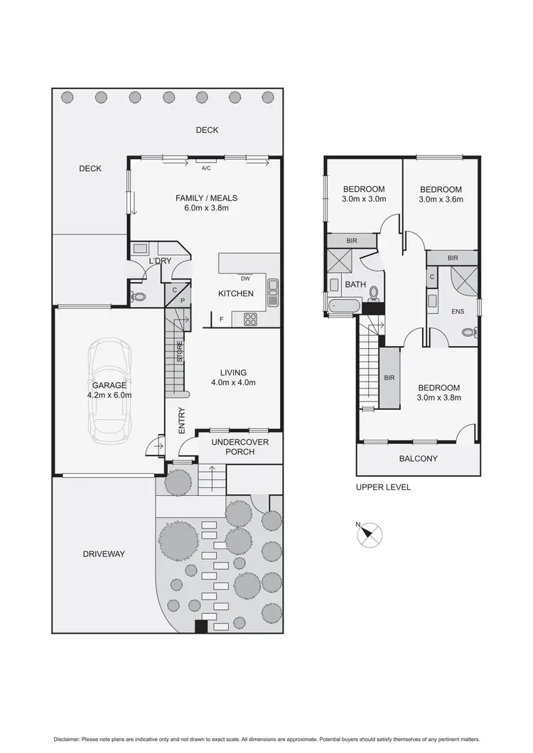 Floorplan of Homely townhouse listing, 2/8 Willowtree Crescent, Niddrie VIC 3042